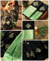Kp 1066 Soft Lichi Silk Cloth With Jacquard Work Saree Wholesale Online